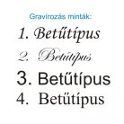 Gravírozható cigarettatartó keskeny