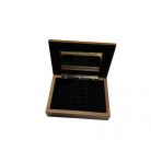 Gravírozható ékszertartó fadoboz szív mintával