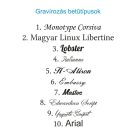 Gravírozható fényes füles tálca nagy