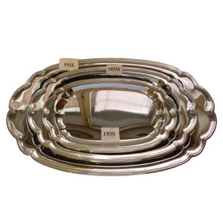 Gravírozható fényes tálca közepes 