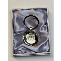 Gravírozható kulcstartó