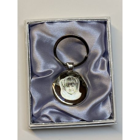 Gravírozható kulcstartó